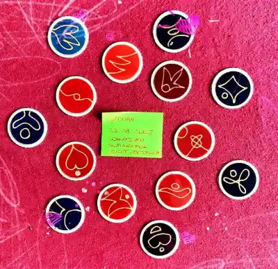 Legung von Angel Symbols