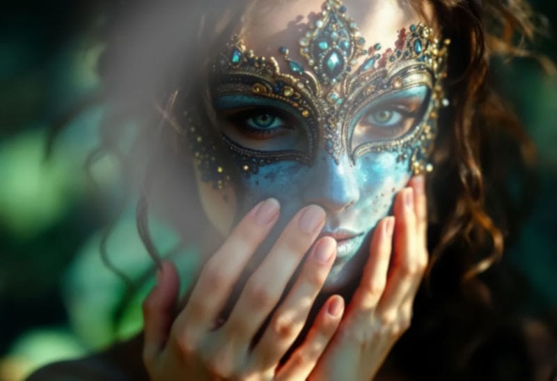 people-pleasing-frau-mit-maske